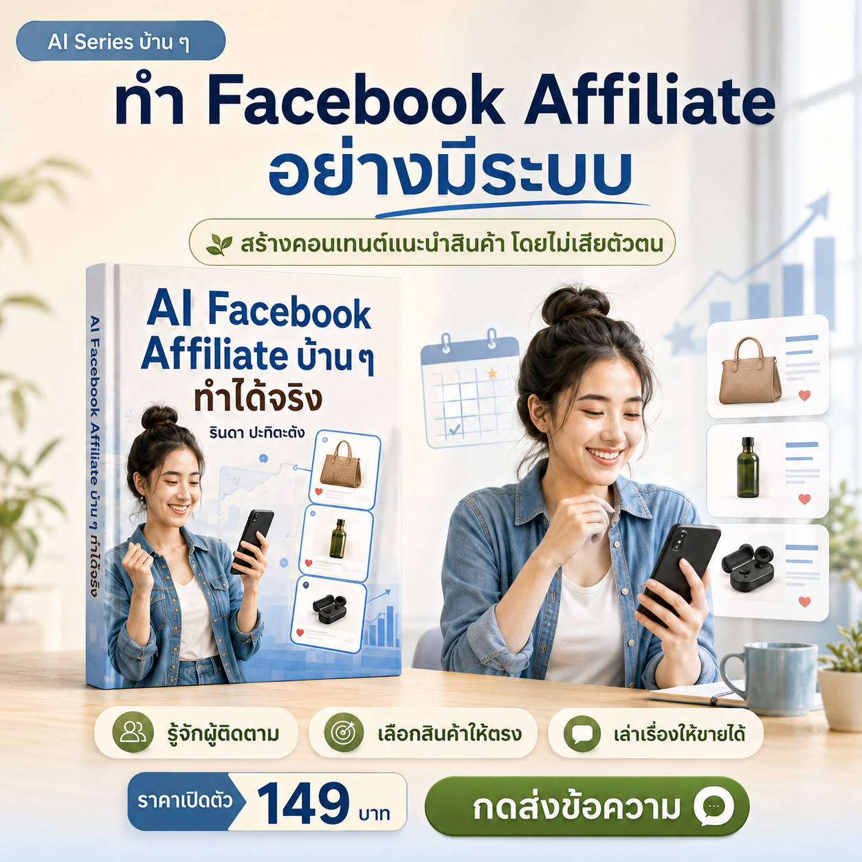 AI Facebook Affiliate บ้าน ๆ ทำได้จริง
